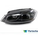 VW GOLF VII (5G1, BQ1, BE1, BE2) Priekinių žibintų komplektas juodu vidum (5G1941081)