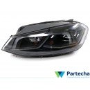 VW GOLF VII (5G1, BQ1, BE1, BE2) Priekinių žibintų komplektas juodu vidum (5G1941081)